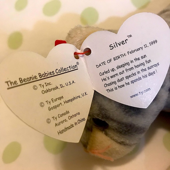 ‘Silver’ Beanie Baby Collectible - Picture 2 of 5